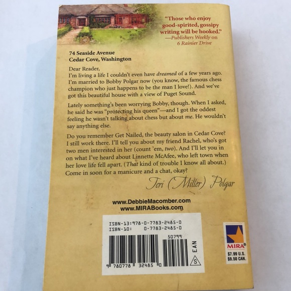 ⭐️5 for $15⭐️ 74 Seaside Avenue by Debbie Macomber | Book - Picture 2 of 2